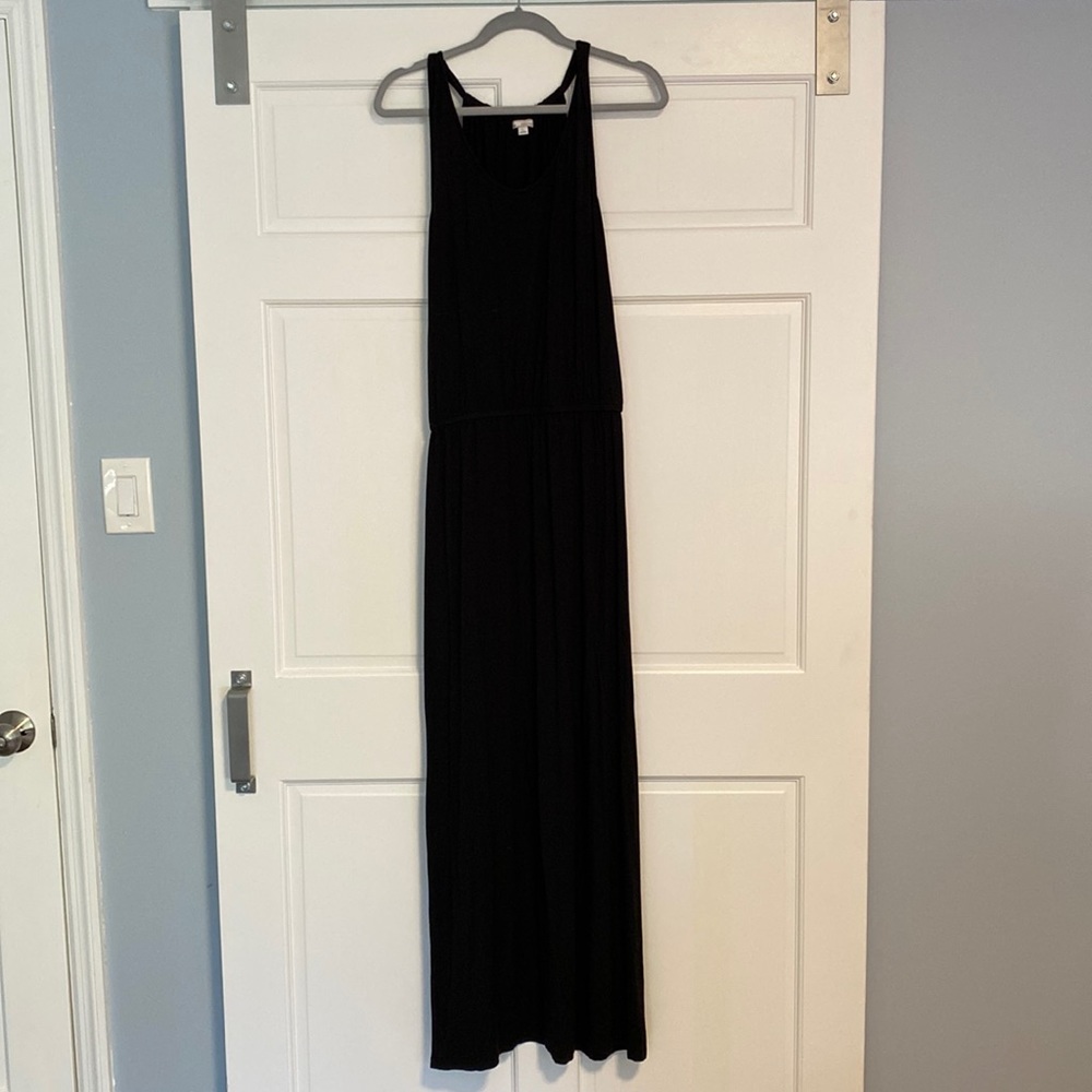 Gap, black maxi dress, size L